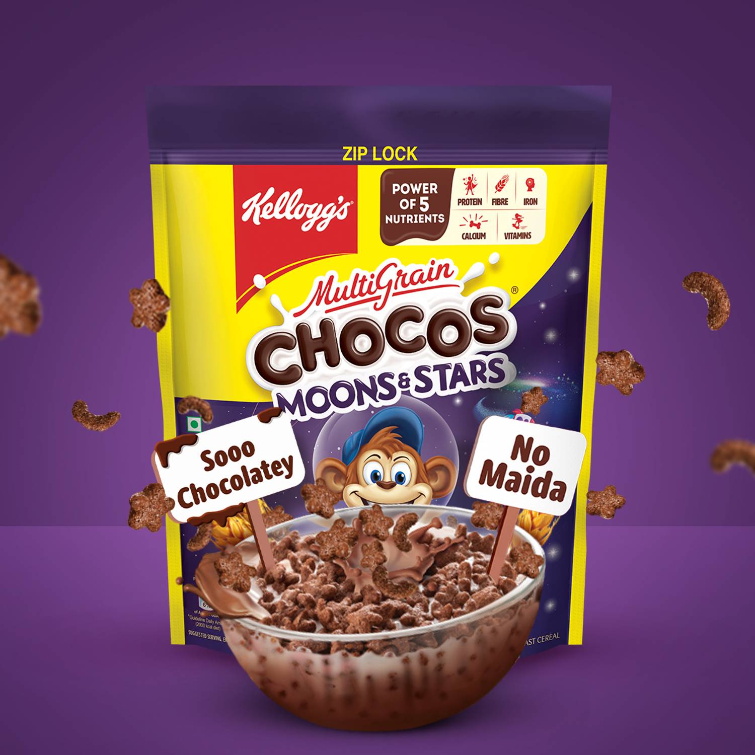 Kellogg's Choco Moon and Stars Pouch - Image 1