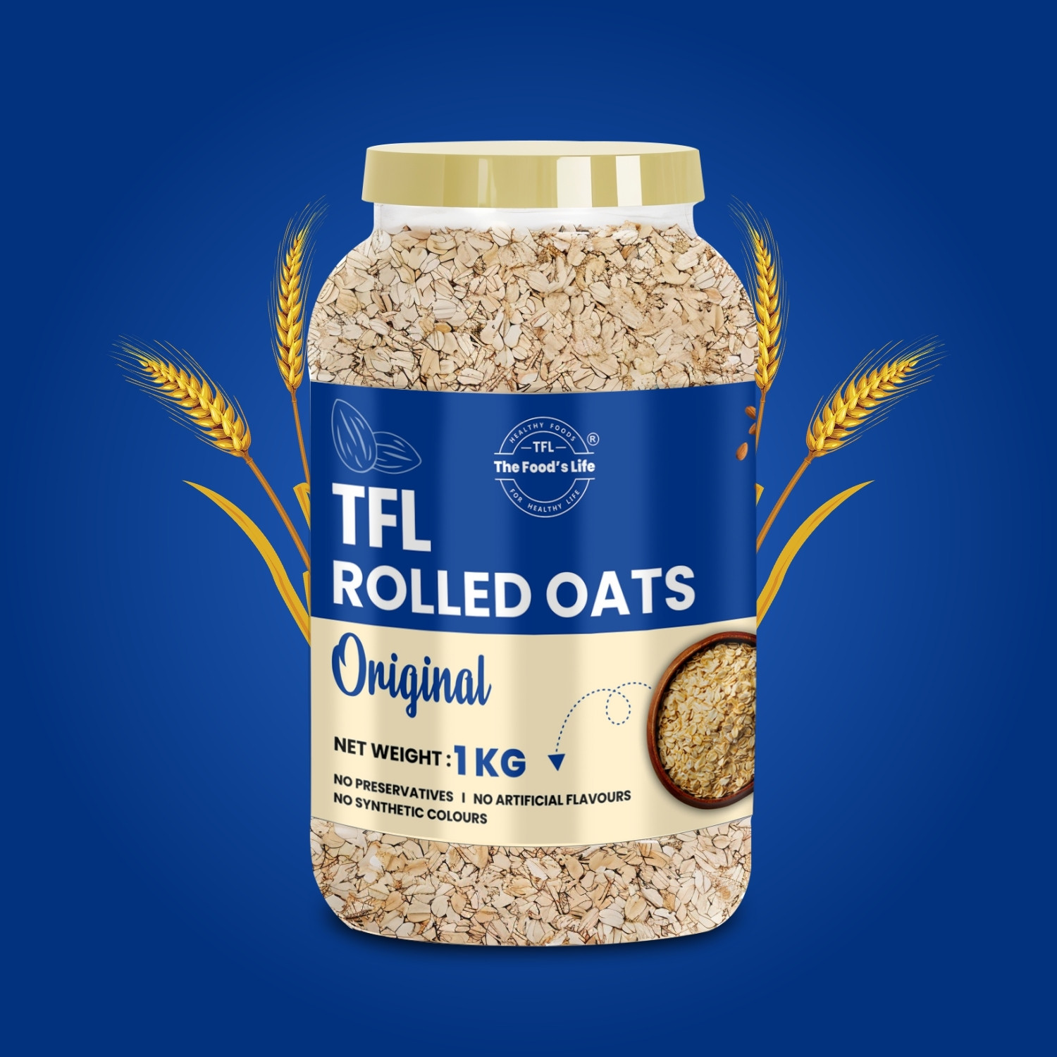 Image of TFL(The Food's Life) Rolled Oats Jar