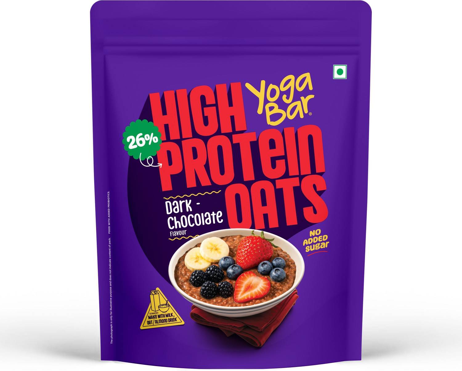 Yogabar High Protein Oats Dark Chocolate 26g