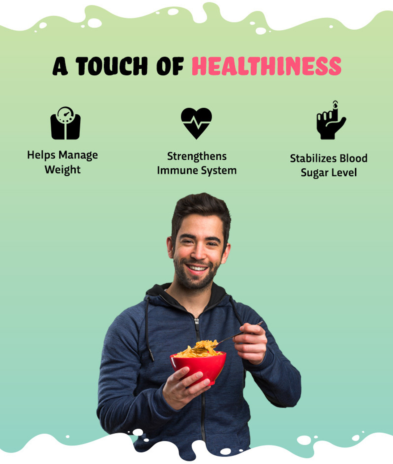 Image of True Elements No Added Sugar Muesli - with Real Fruits, sugar free breakfast Cereal, Diet Food Pouch