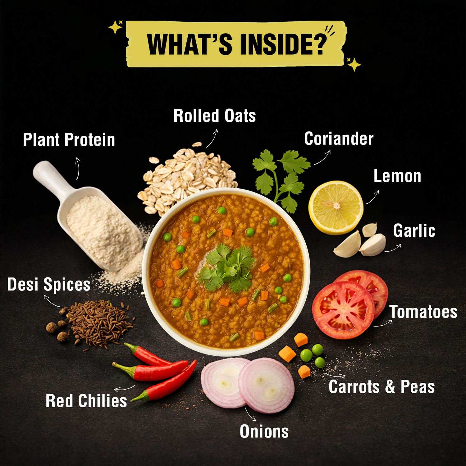 Image of Bagrry's Bagrry's High Protein Tangy Masala Oats (with 25g Protein per 100g) Pouch (400 g) Porridge