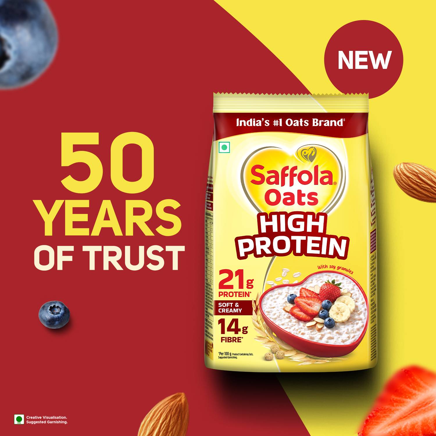 Saffola Oats High Protein 21g - Image 5