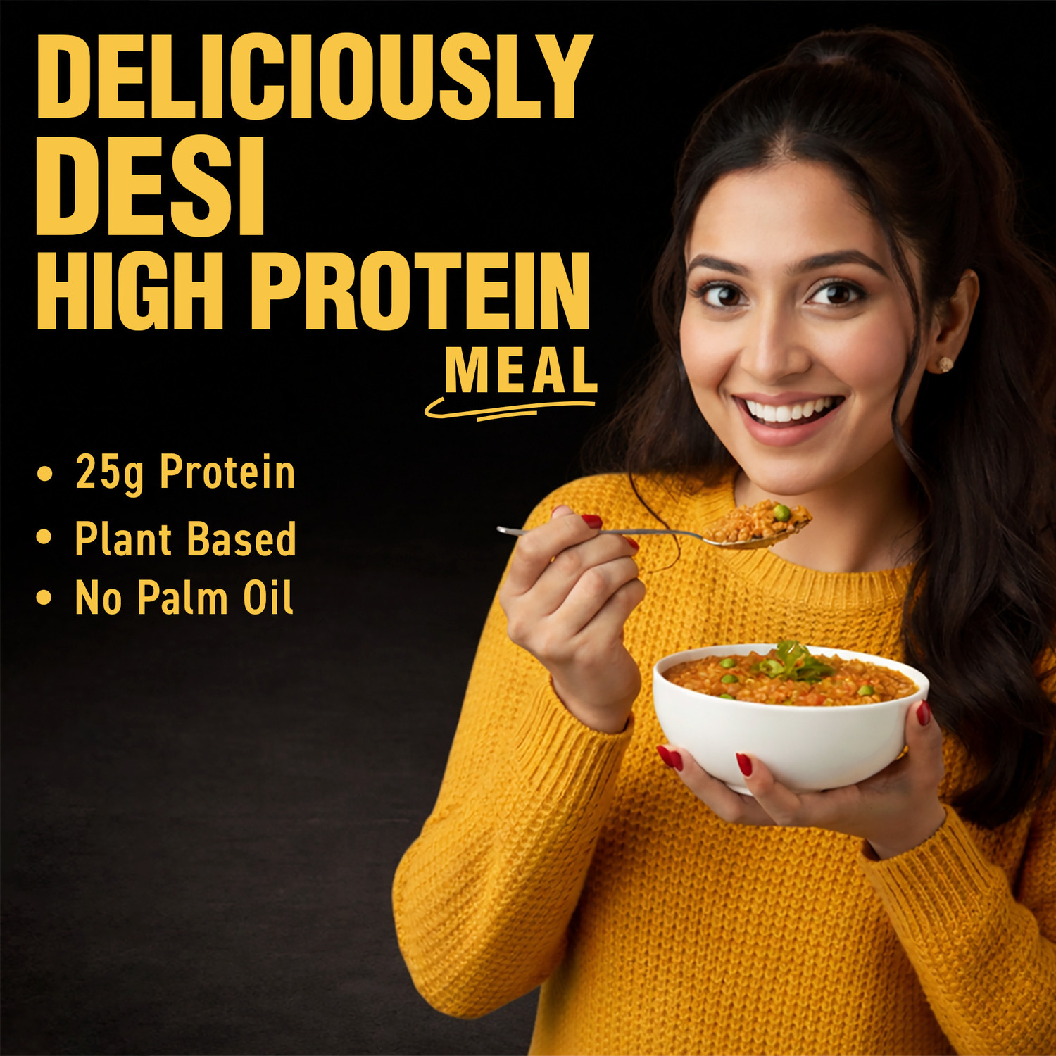 Image of Bagrry's Bagrry's High Protein Tangy Masala Oats (with 25g Protein per 100g) Pouch (400 g) Porridge