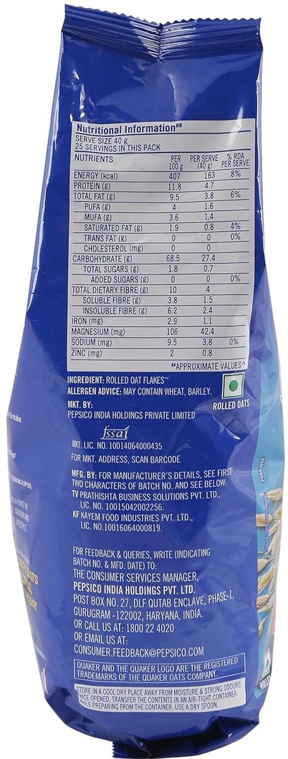 Quaker Rolled Oats 1 kg - Image 3