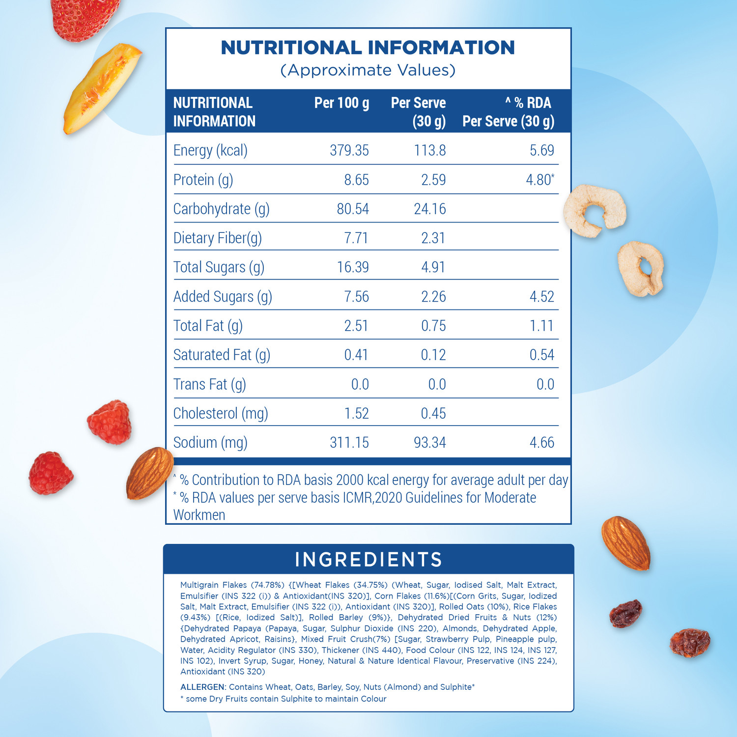 Image of Delish by Flipkart Fruit and Nut Muesli Pouch