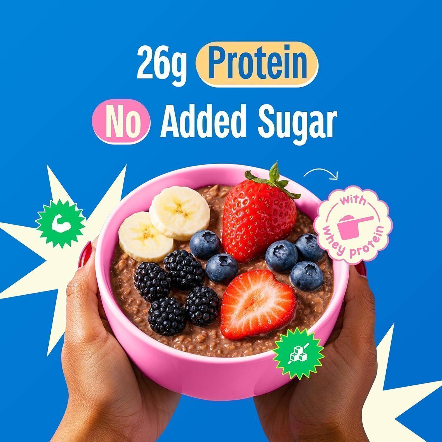 Yogabar 26g High Protein Oats Dark Chocolate - Image 2