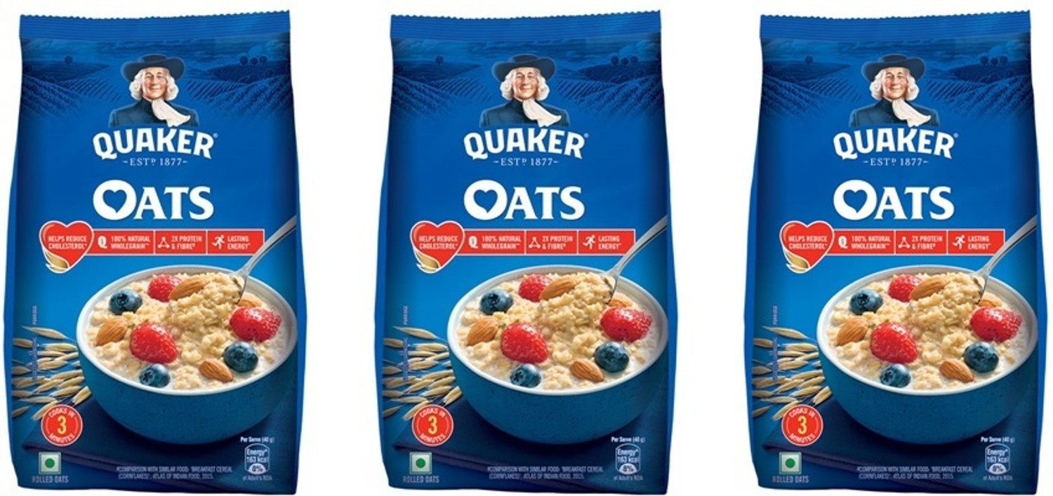 Image of Quaker Rolled Oats - PACK OF 3 (400x3)