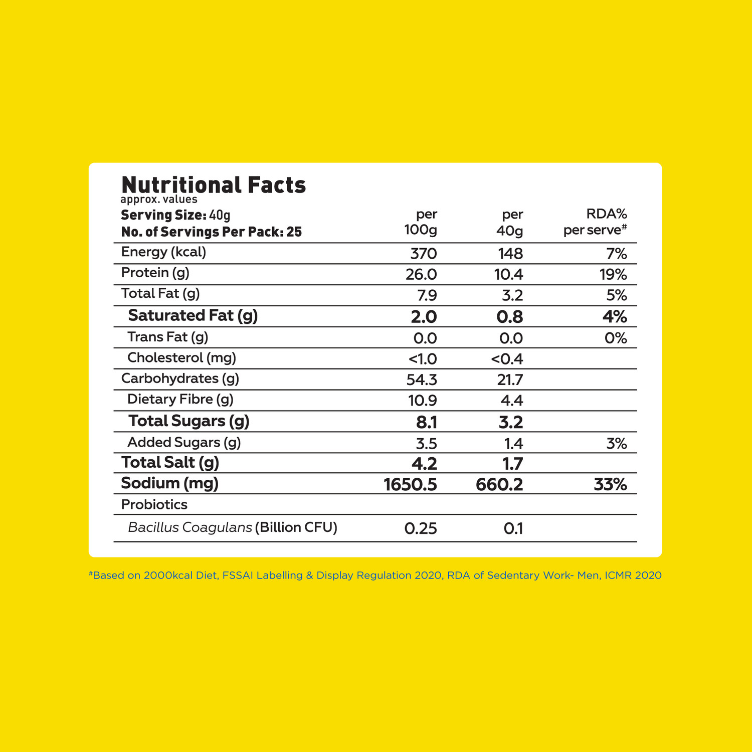 Image of Yogabar High Protein Oats, Mums Masala, No Palm Oil Pouch