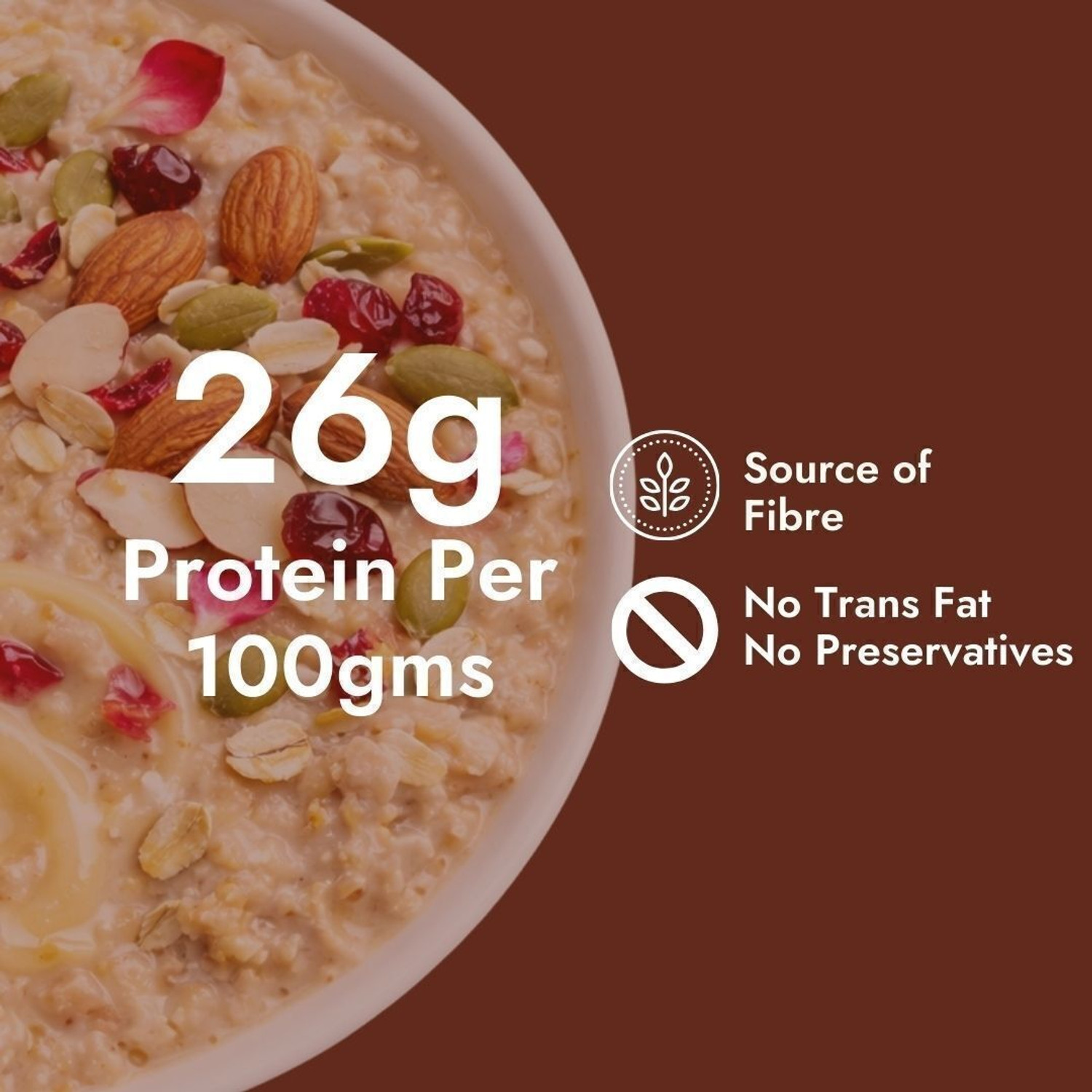 Image of Yolo Roots High Protein 26g Super Oats Rabdi Kulfi 1 Kg | No Refined Sugar Pouch Pouch