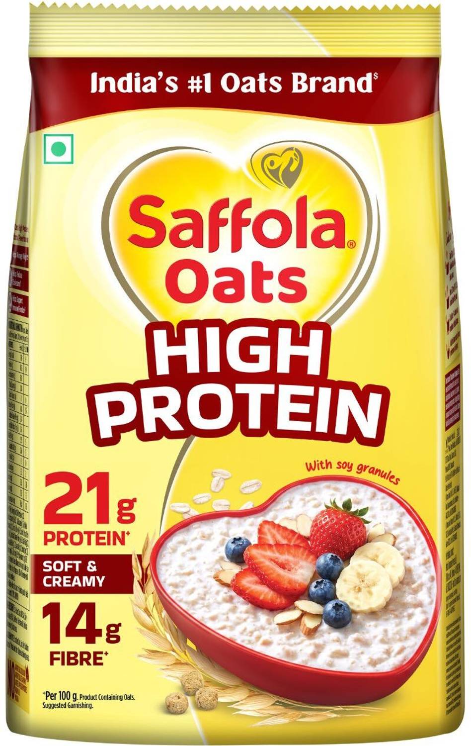 Saffola Oats High Protein 21g - Image 1