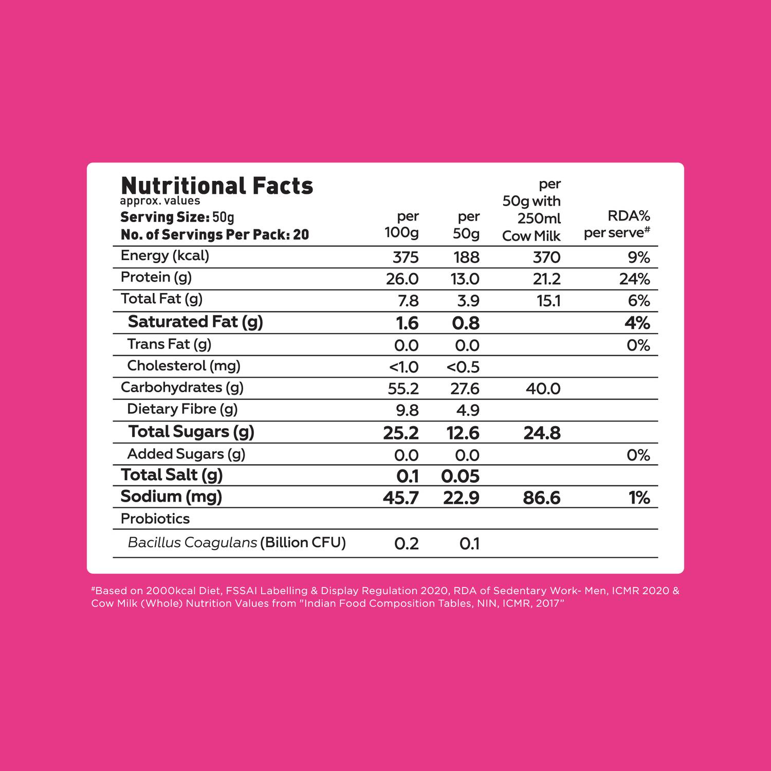 Yogabar High Protein Oats 26g - Image 3
