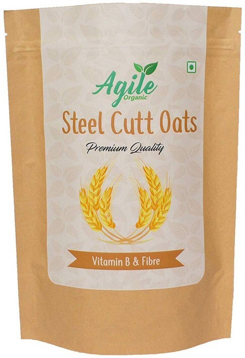 Agile Organic Steel Cut Oats,1g Pouch