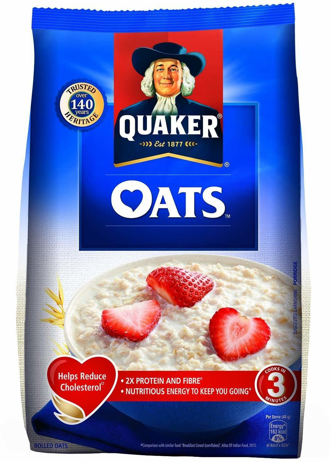 Image of Quaker Oats - 1 kg Pouch