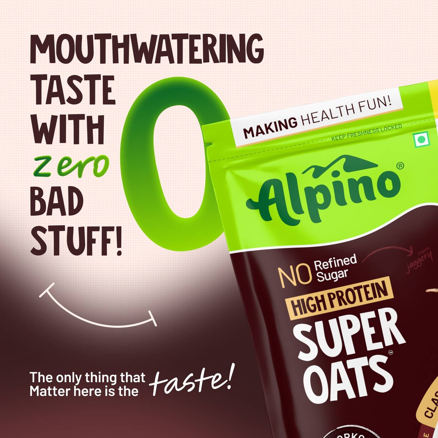 ALPINO High Protein Super Oats Coffee 24% Protein 1kg - Image 5