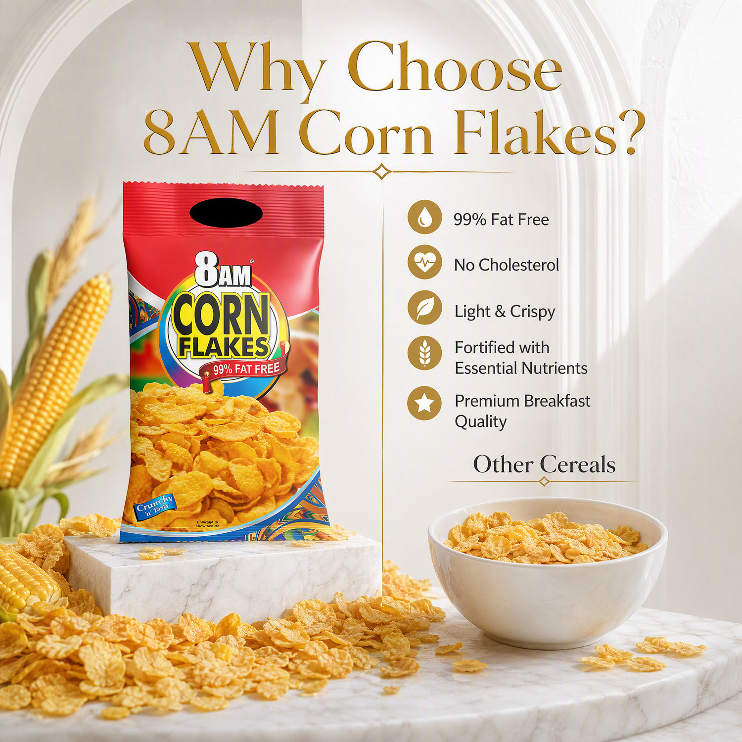 Image of 8AM Corn Flakes Pouch Pouch