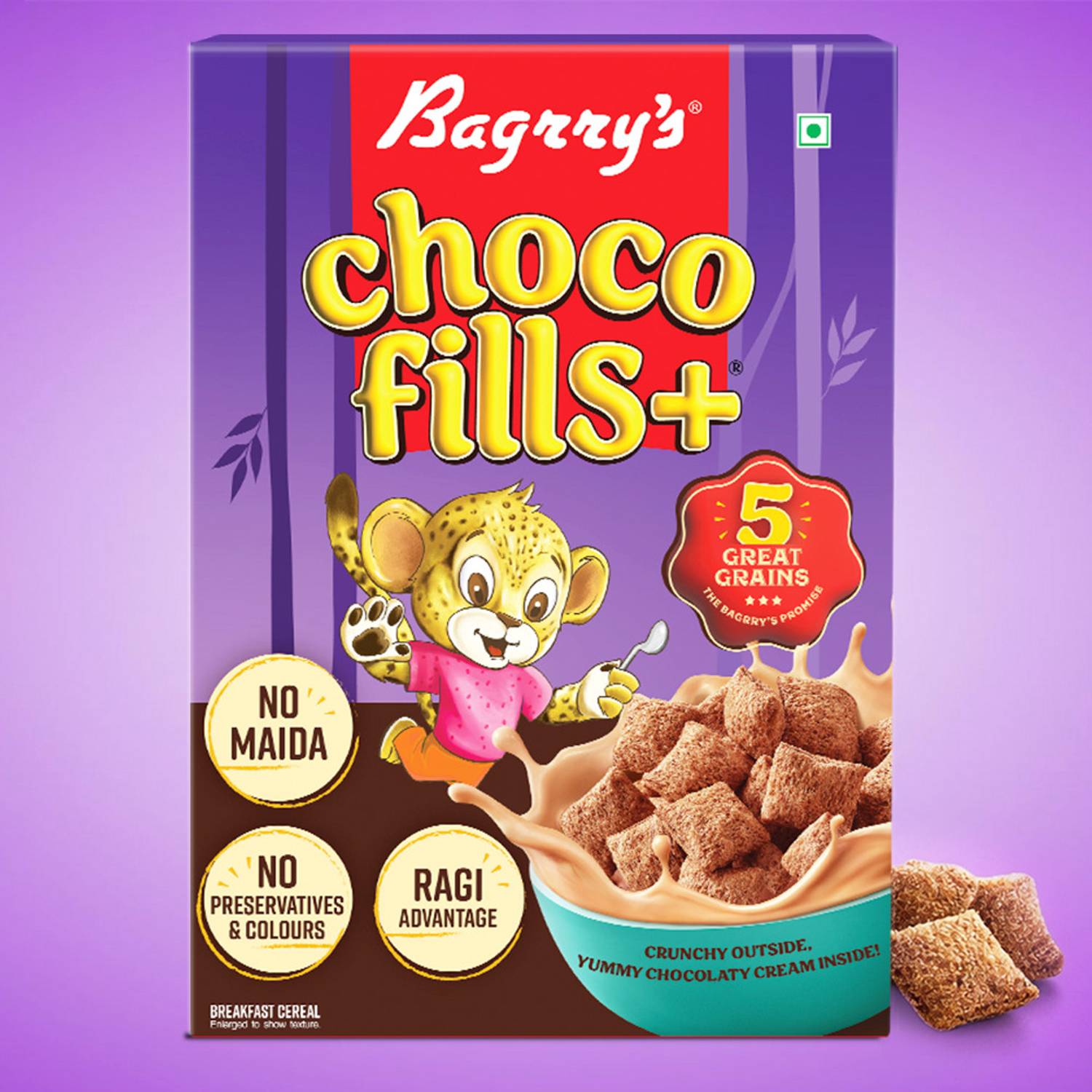 Bagrry's Bagrry's Choco Fills+ (made with 5 Great Grains) Pouch (250 g) Fills