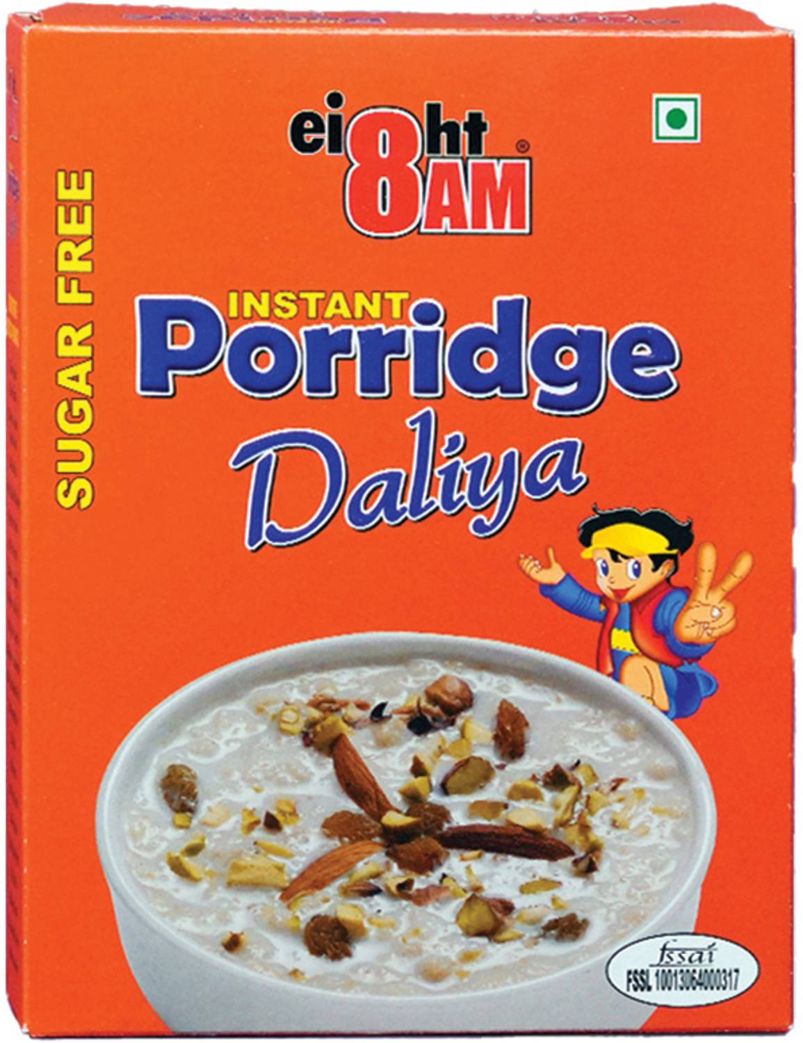 8AM Instant Porridge Sugar free, Healthy & Nutritious Wheat Daliya Box