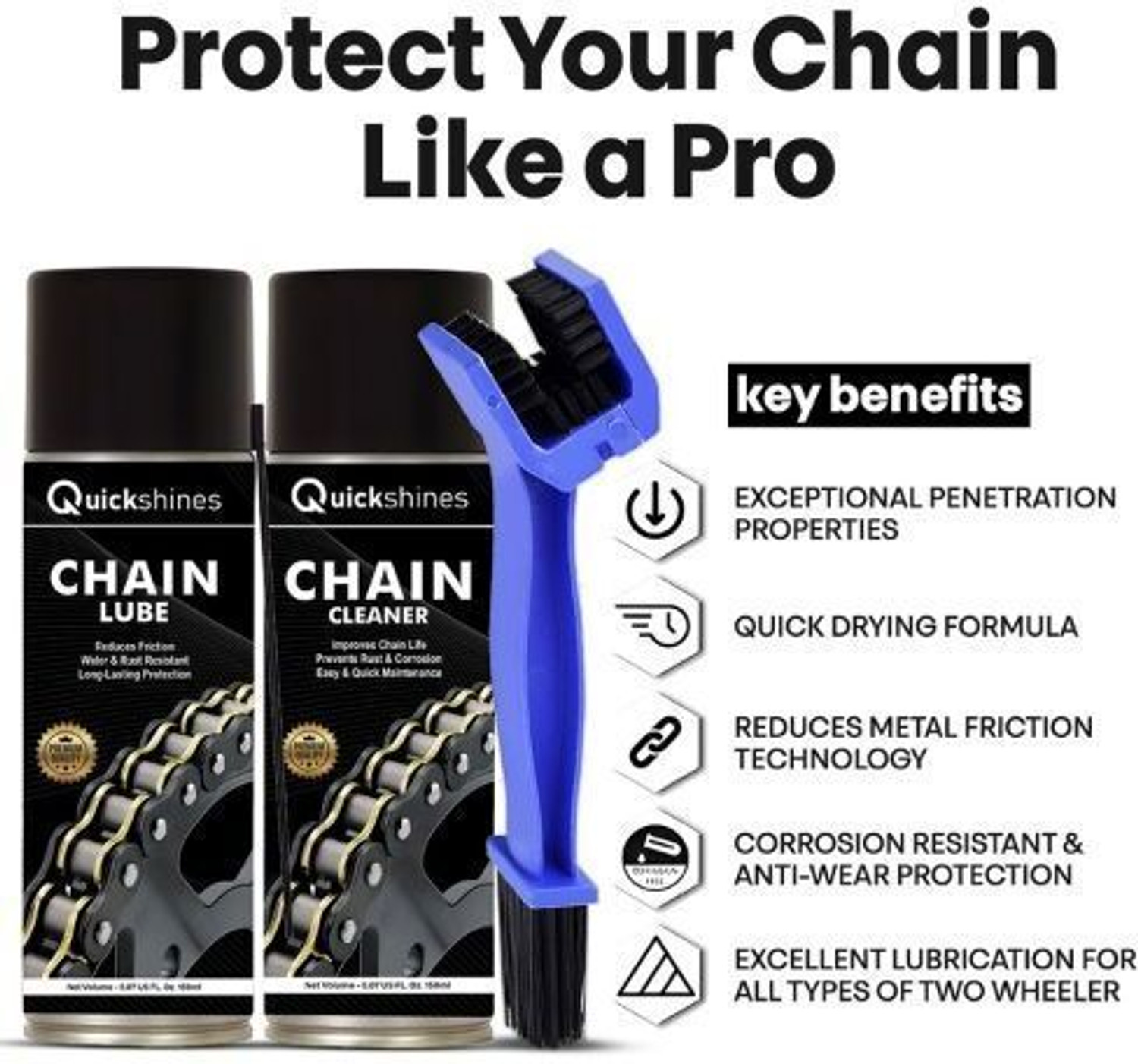 Image of Quickshines Chain Cleaner and Degreaser