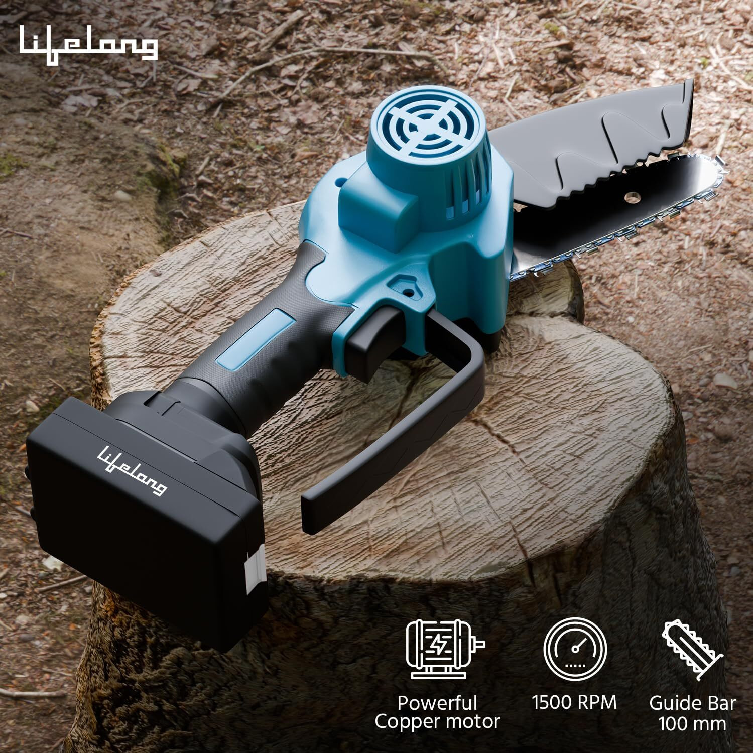 Image of Lifelong LLWLCS001 Cordless Chainsaw