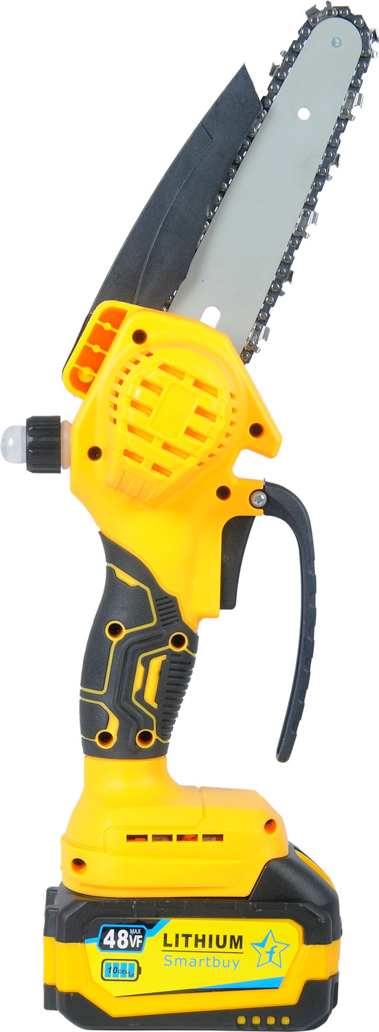 Image of Flipkart SmartBuy 6 Inch Cordless Chainsaw | High Torque Battery Powered | Copper Motor Chainsaw with In-Built Oil Tank for Gardening & Harvesting | Tree Wood Cutter Cordless Chainsaw