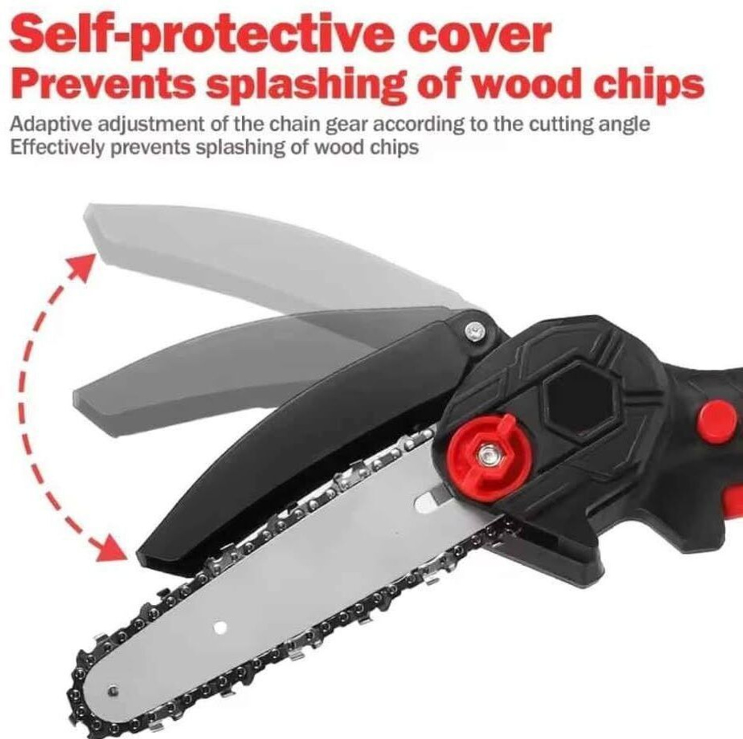 Image of Buy From Best Cordless Battery Powered with 48V Rechargeable With 1 Chain Hand Handheld Chainsaw for Tree Trimming & Branch Pruning Wood Cutting Chainsaw Cordless Chainsaw