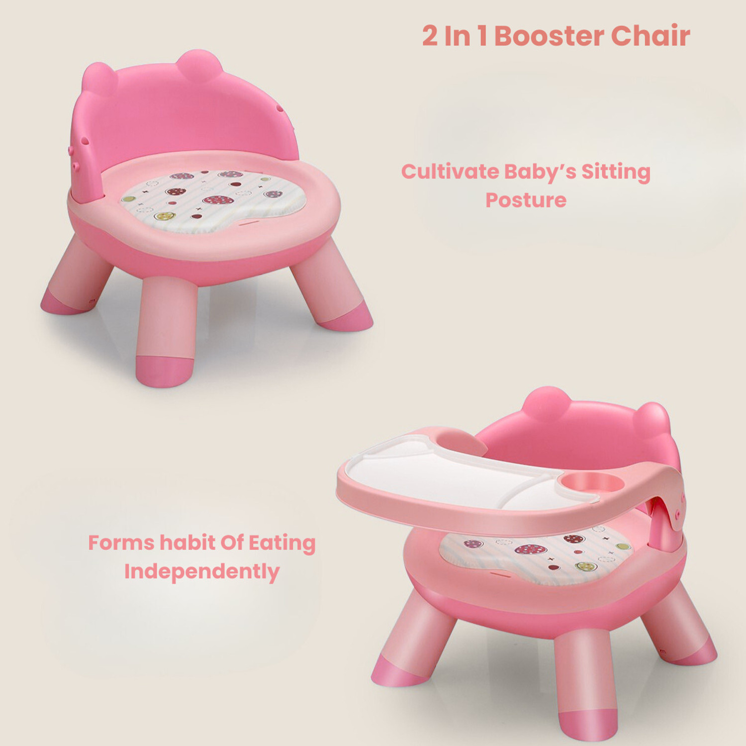 Image of Little Olive Multifunctional Musical Booster Chair for Toddlers