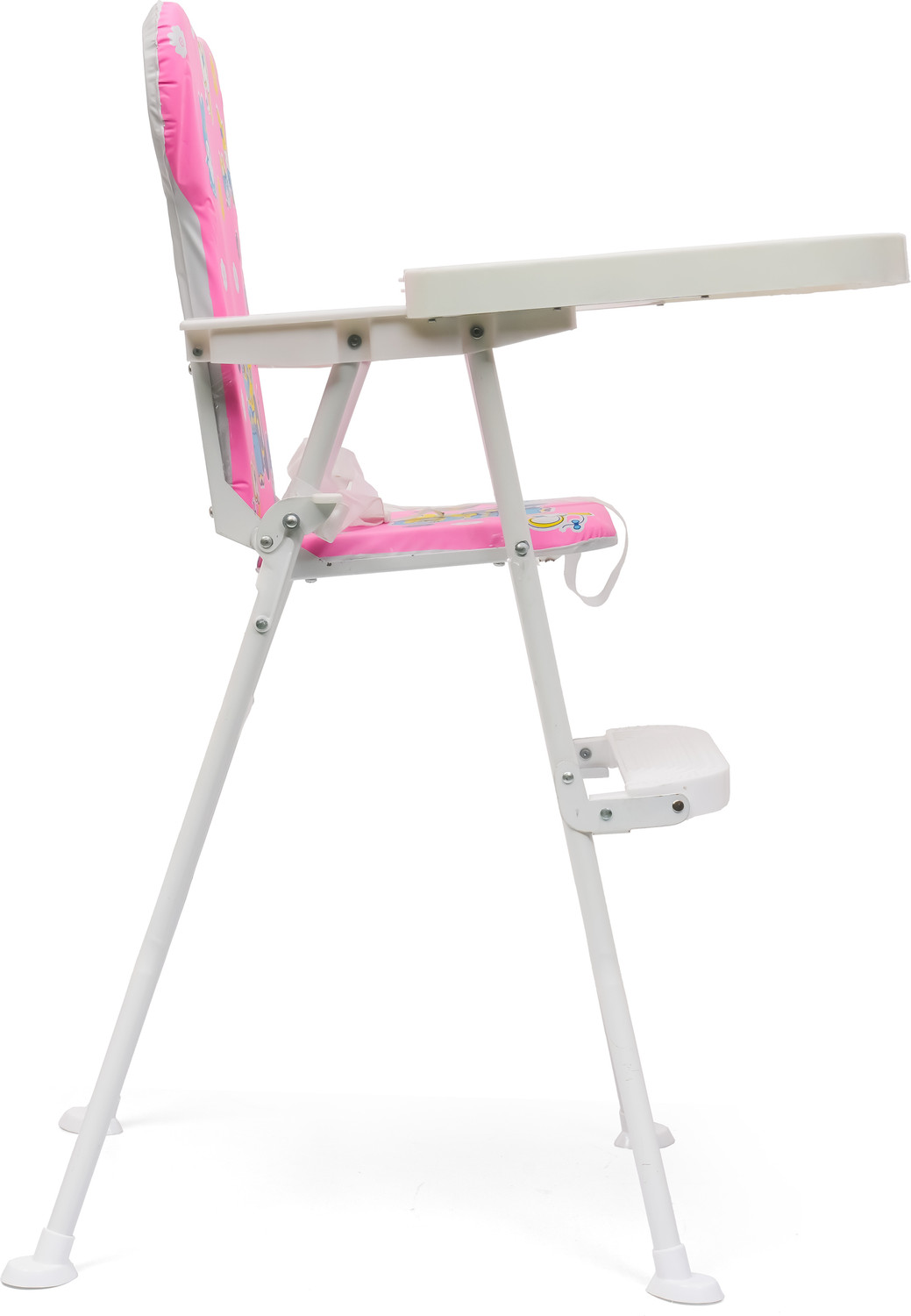 Image of DANDLES Baby Highchair with Soft Cushion and Protection Belt and Feeding Mealtime Tray