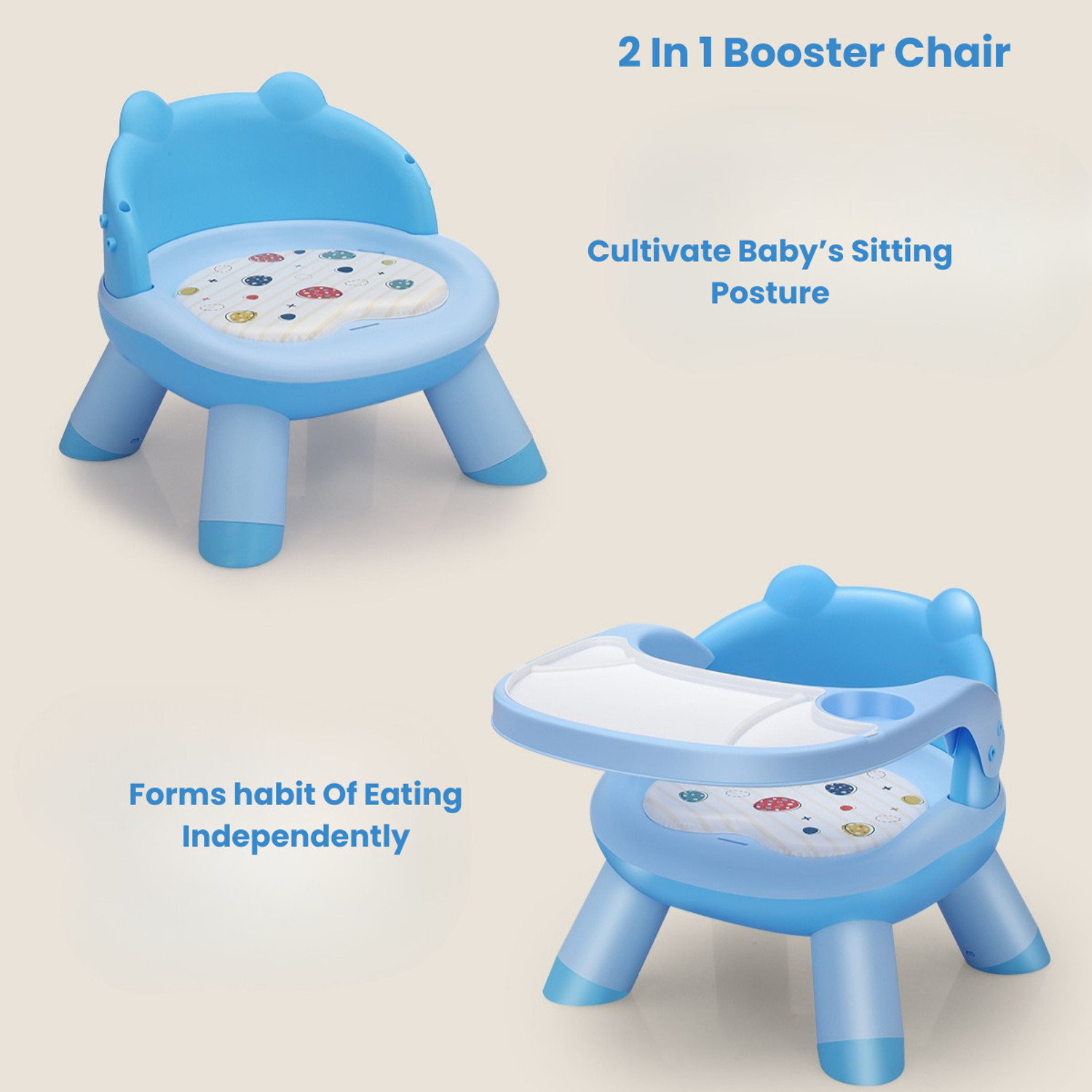 Image of Little Olive Multifunctional Musical Booster Chair for Toddlers
