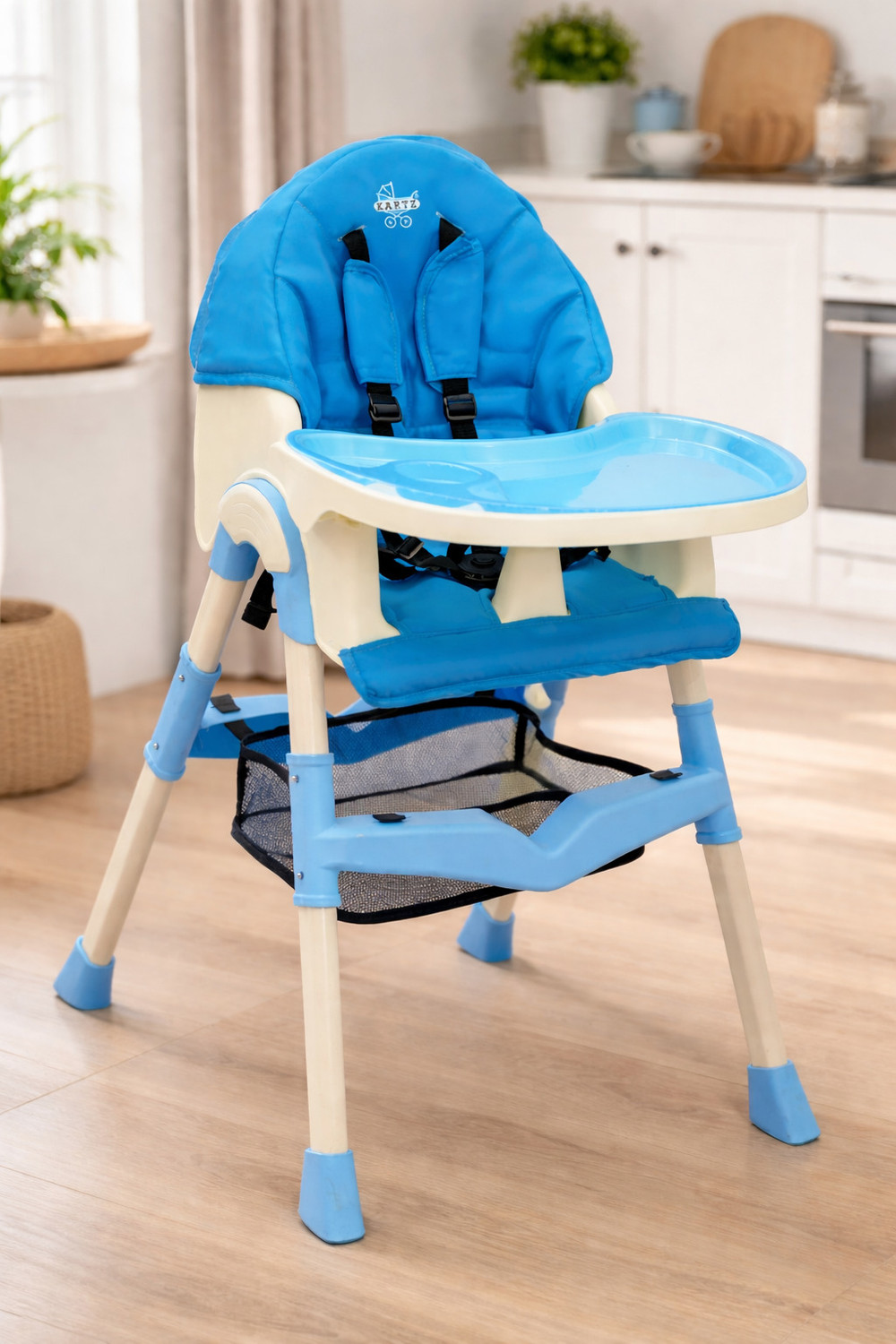 Image of CARTZ Baby High Chair With HIght Adjustable & Saftey Belt