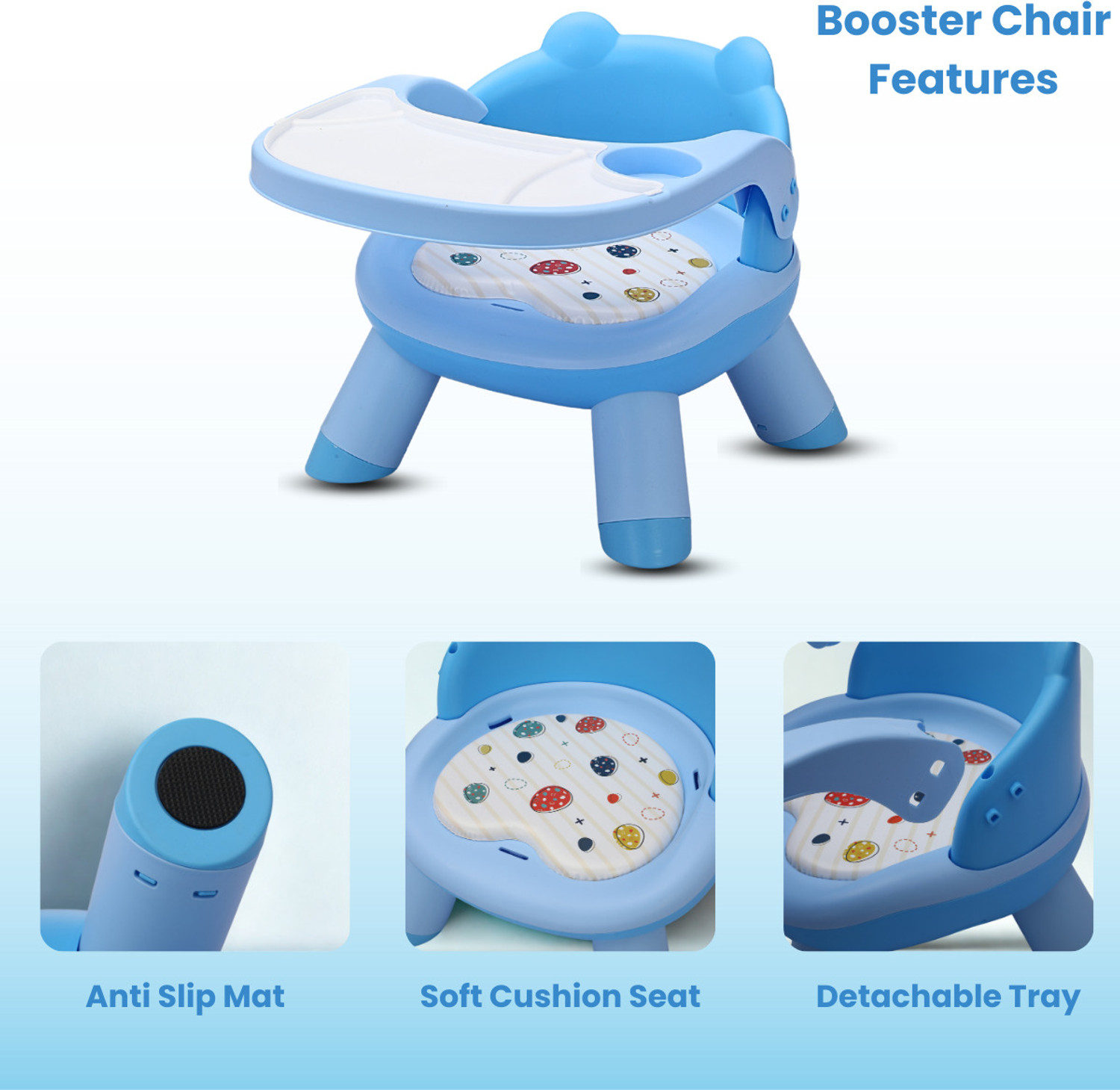 Image of Little Olive Multifunctional Musical Booster Chair for Toddlers