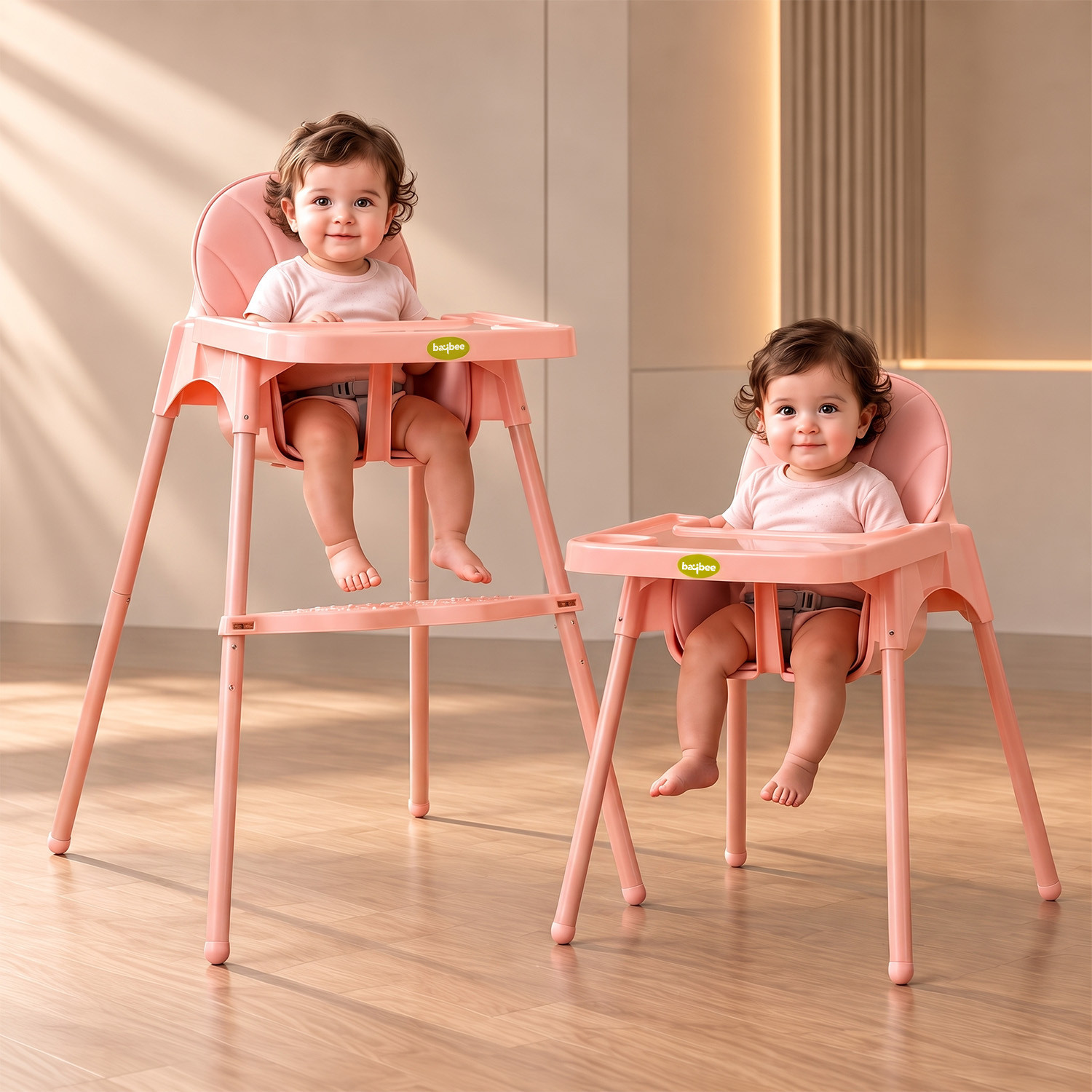 baybee 2 in 1 Baby Convertible High Chair for Kids, Baby Feeding Chair for 6 to 3 Years