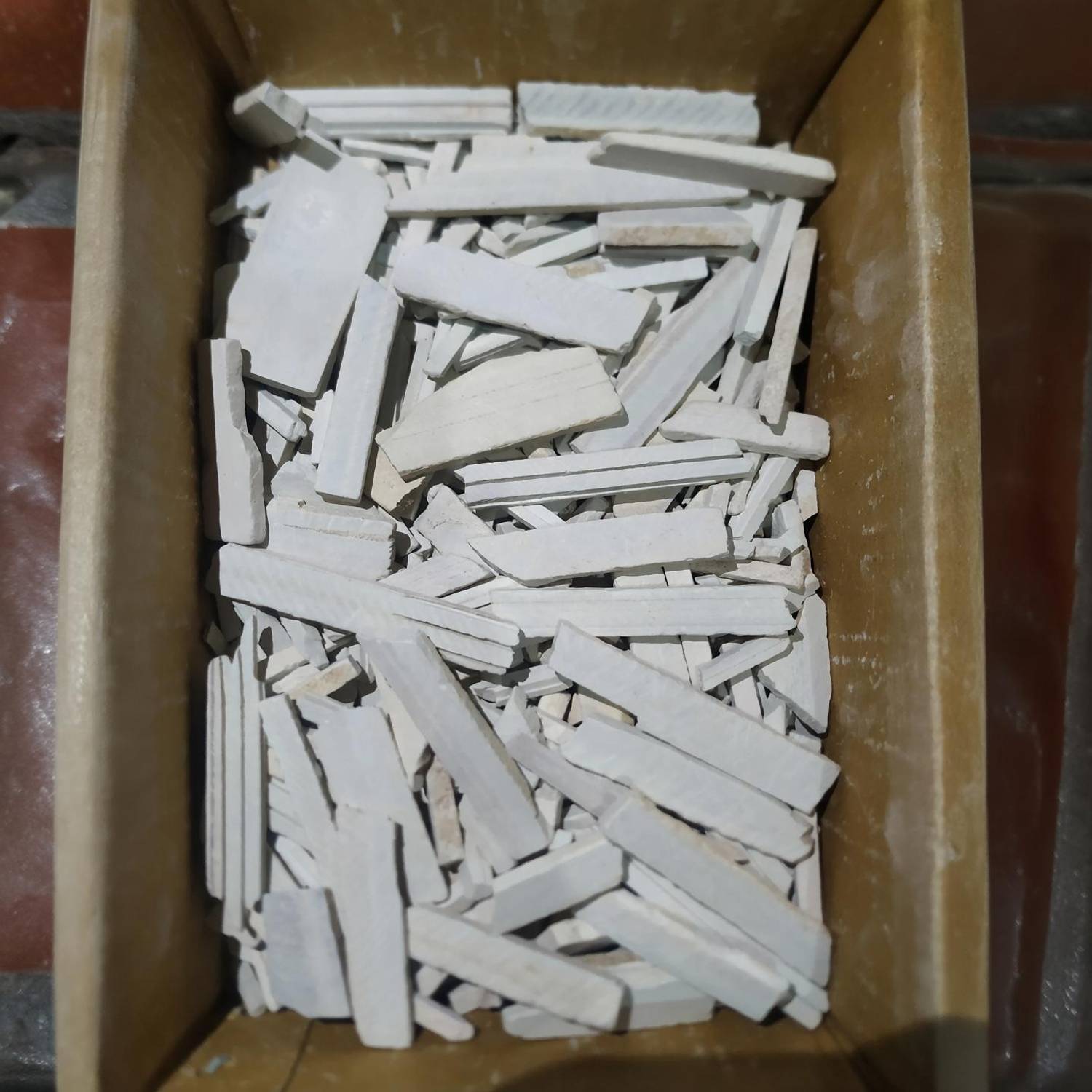 Brighty 1kg NATURAL PURE EARTHY white SLATE PENCIL BEST QUALITY billards chalk box