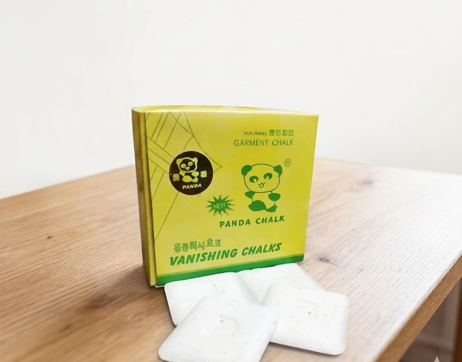 Image of ALERTWAY Panda Wax Coated Cut-Free White Chalk Marking Clothes Tailor Chalk (Pack of 50) CLOTHS CHALK