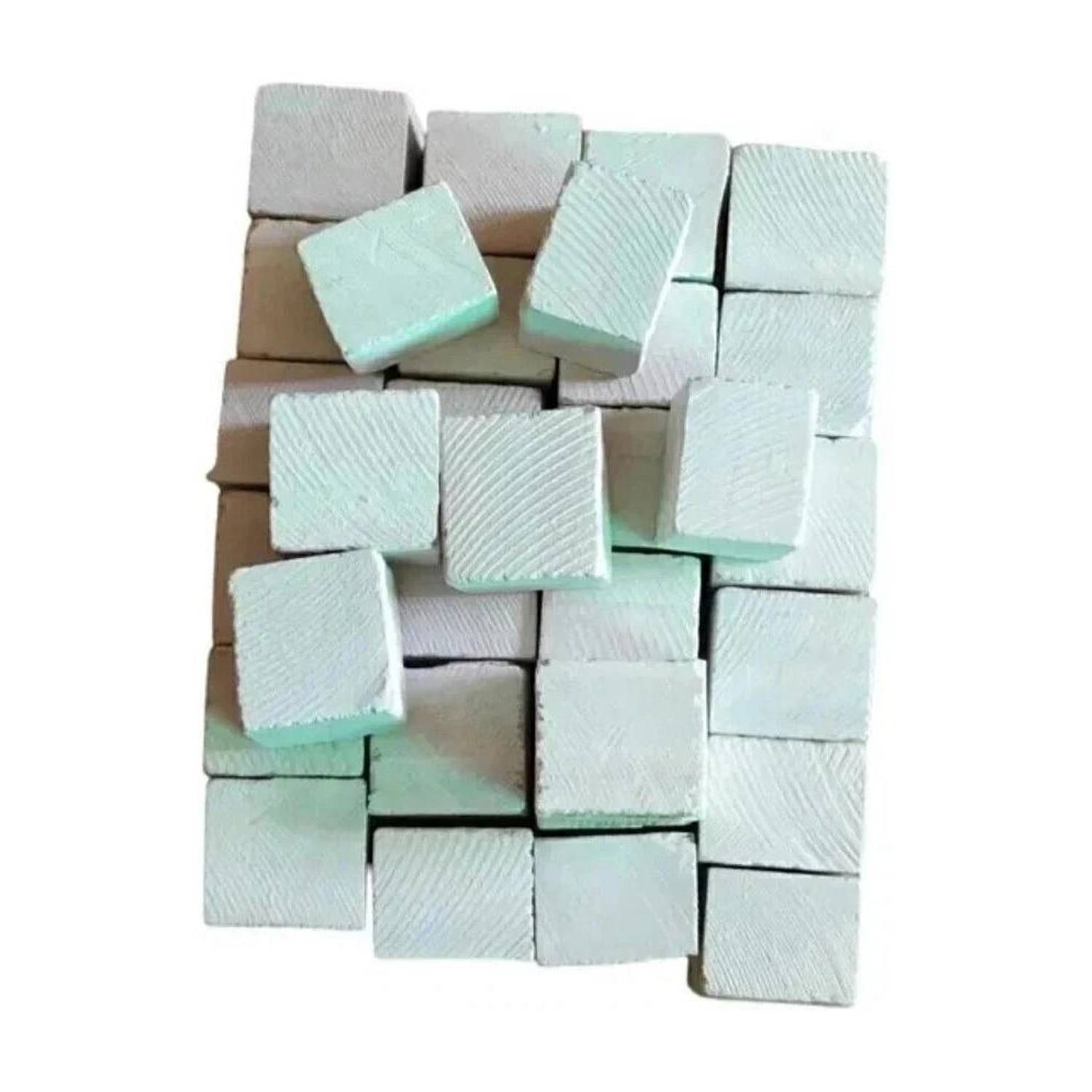 subhsavitri enterprises 1kg white slate cube shale stone earthy and crunchy slate pencil billards chalk