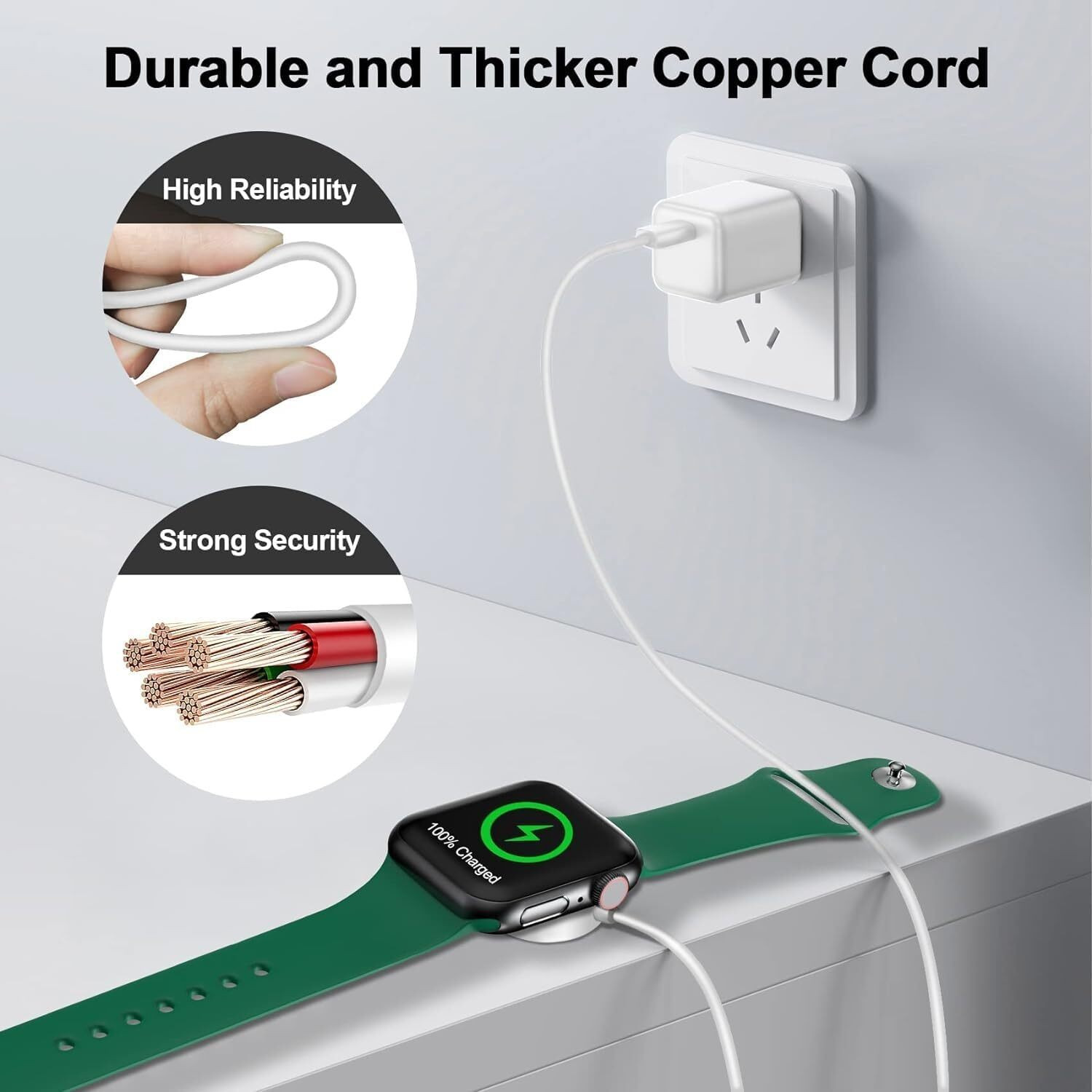 Image of Sugbox Magnetic USB Charger for Ultra Smartwatch Wireless Charging (T900 ,T800) Pack 1 Charging Pad