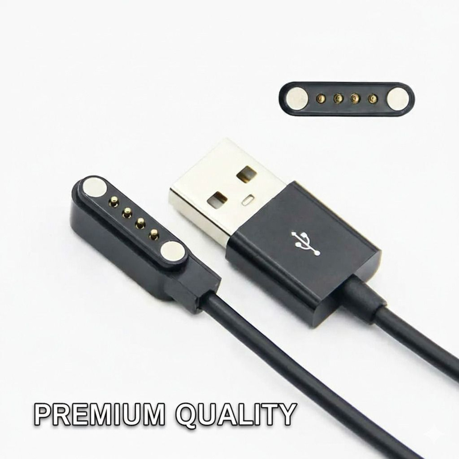 Image of ChoiceU USB Cable smart watch charger 4 pin Magnetic For Smartwatch Charging Pad