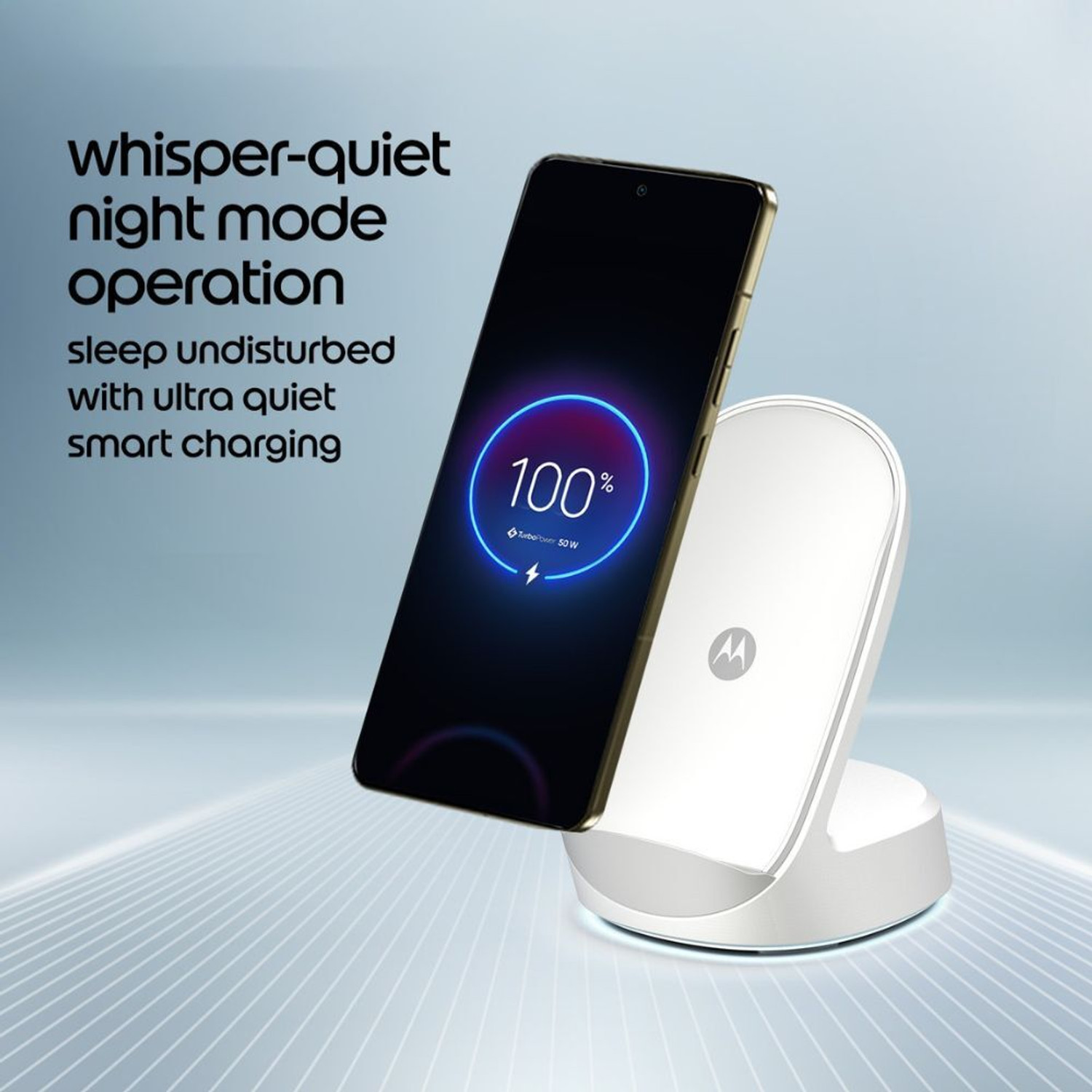 Image of MOTOROLA TurboPower 50W Wireless Charging Stand Charging Pad