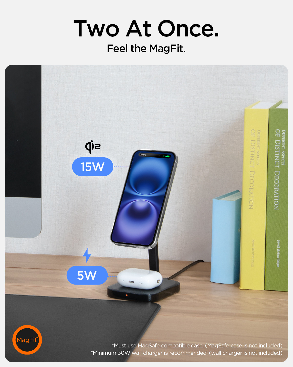 Image of Spigen PF2402 Qi2 15w MagSafe Charging Pad
