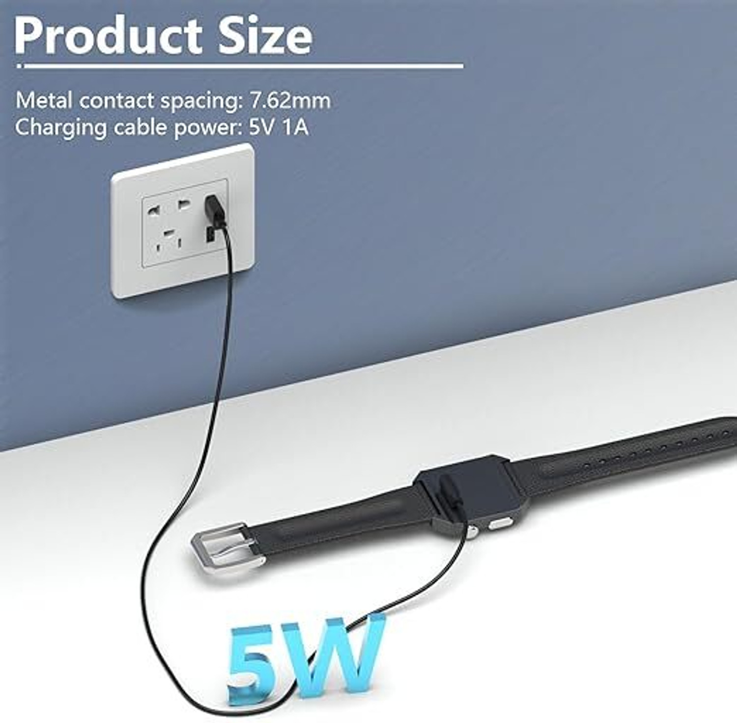 Image of Expresscraft FBN Smart Watch Magnatic Charger Compatible M8 plus- plus, Black Charging Pad