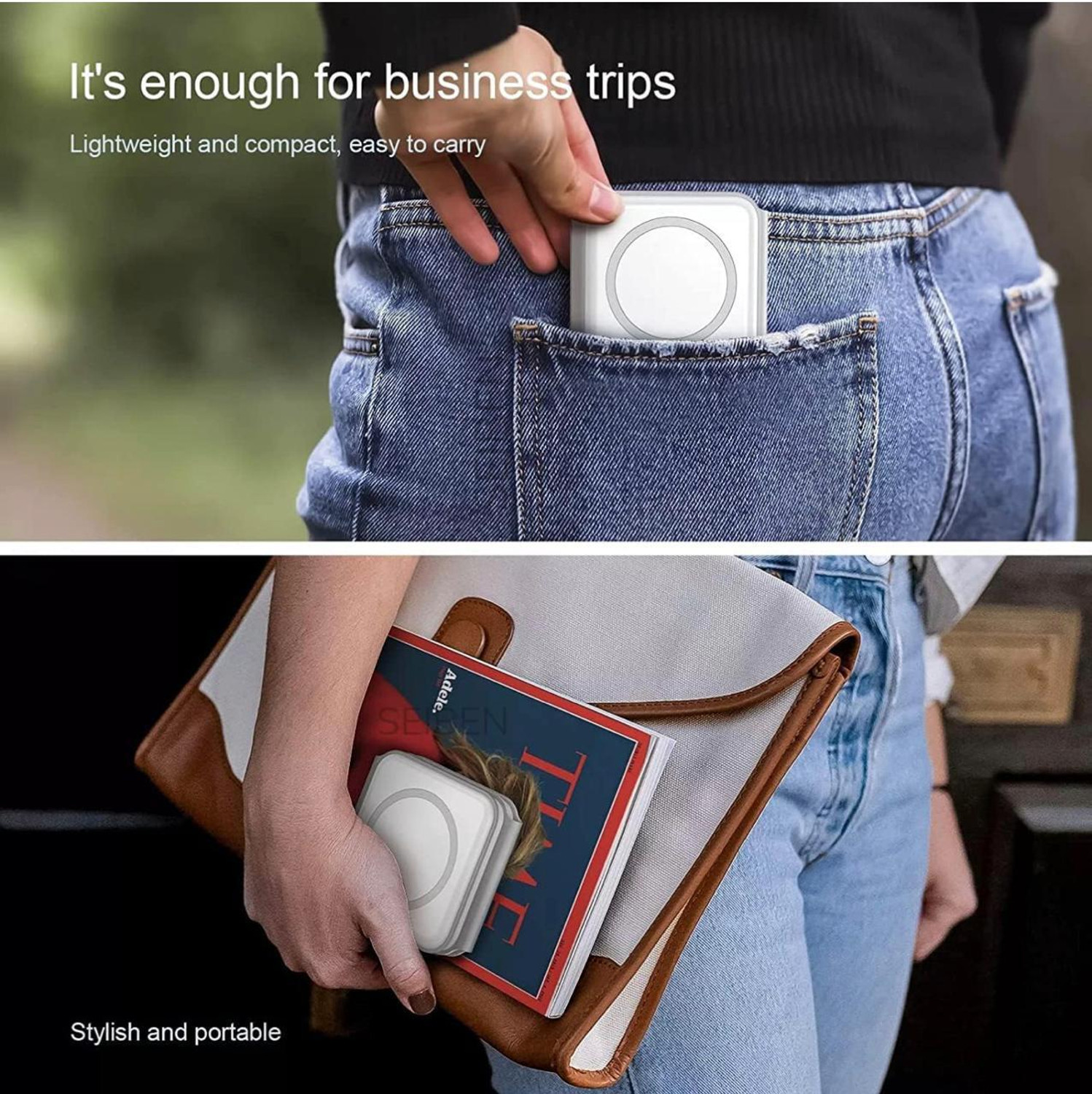 Image of JPGC 3 in 1 MagSafe Magnetic Foldable Wireless Charger | foldable charger Charging Pad