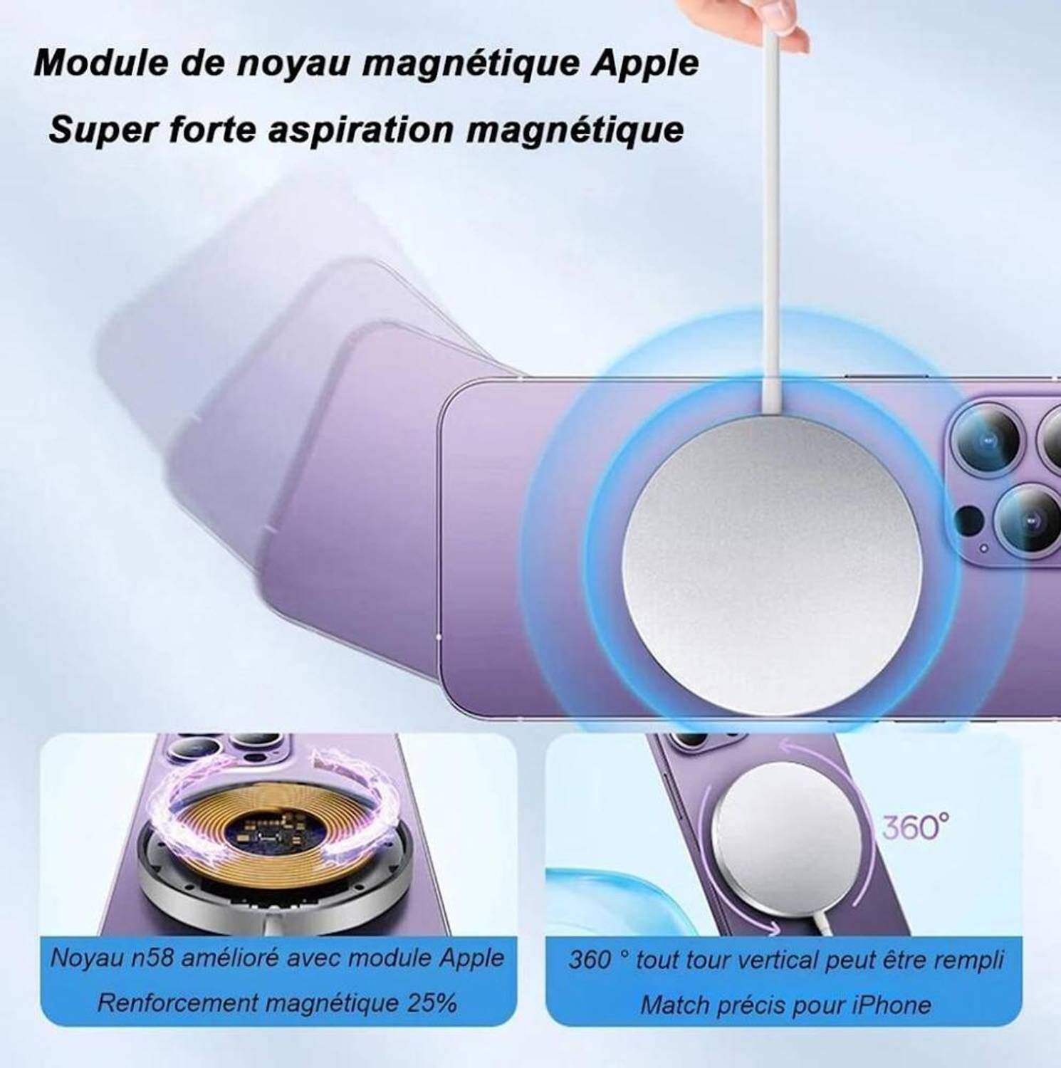 Muvit Upgrade Your Charging Game with iPhone Type-C MagSafe Charging Pad - Image 4