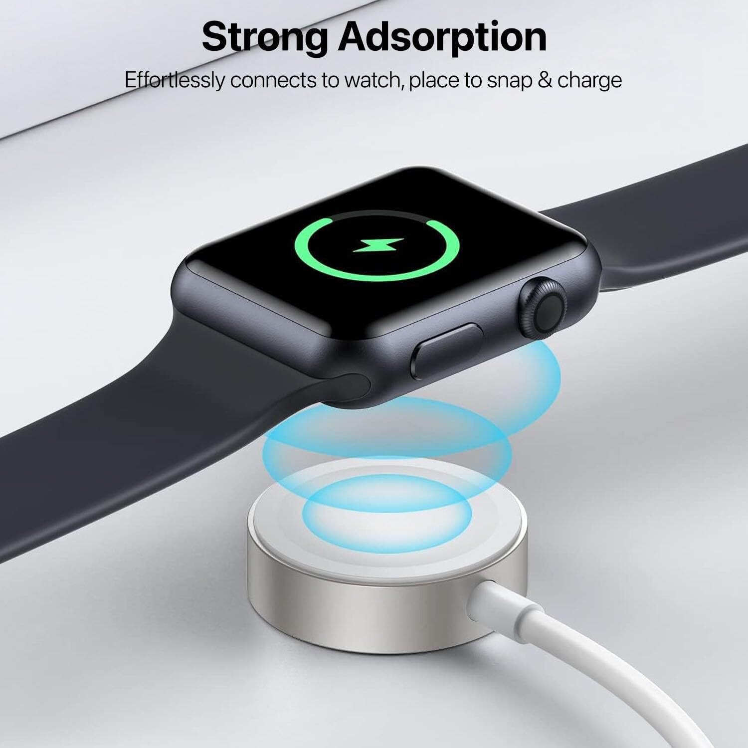 Image of Sugbox Magnetic USB Charger for Ultra Smartwatch Wireless Charging (T900 ,T800) Pack 1 Charging Pad