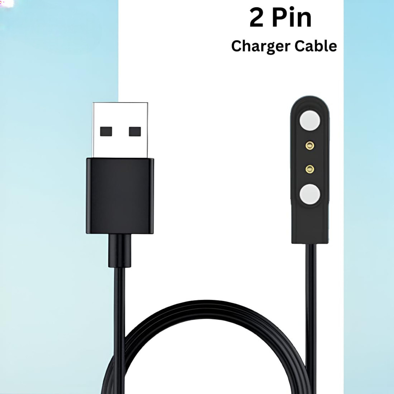 Image of Sugbox Watch Charger Magnetic 2 pin, Watch Charger, w26 + Charger for Charging Pad