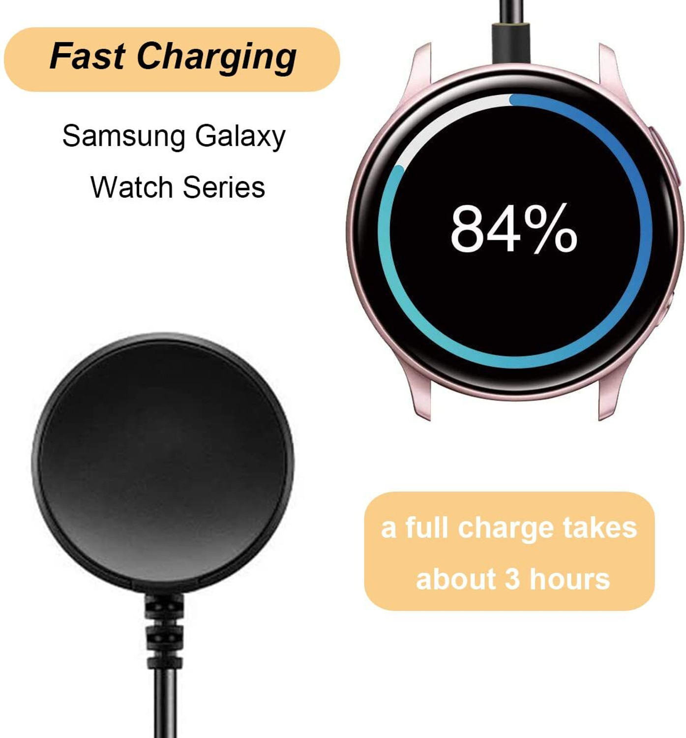 Image of smarto High Performance Samsung Galaxy Watch 4 Series / Watch 5 series / Watch 3 Charging Pad