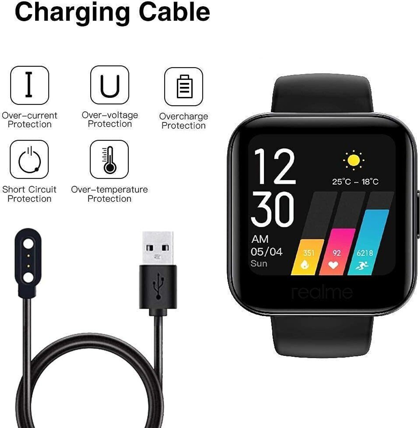 Image of Mobofix Watch Charger, w26 + Charger 4mm Adapter Length 45 cm Charging Pad