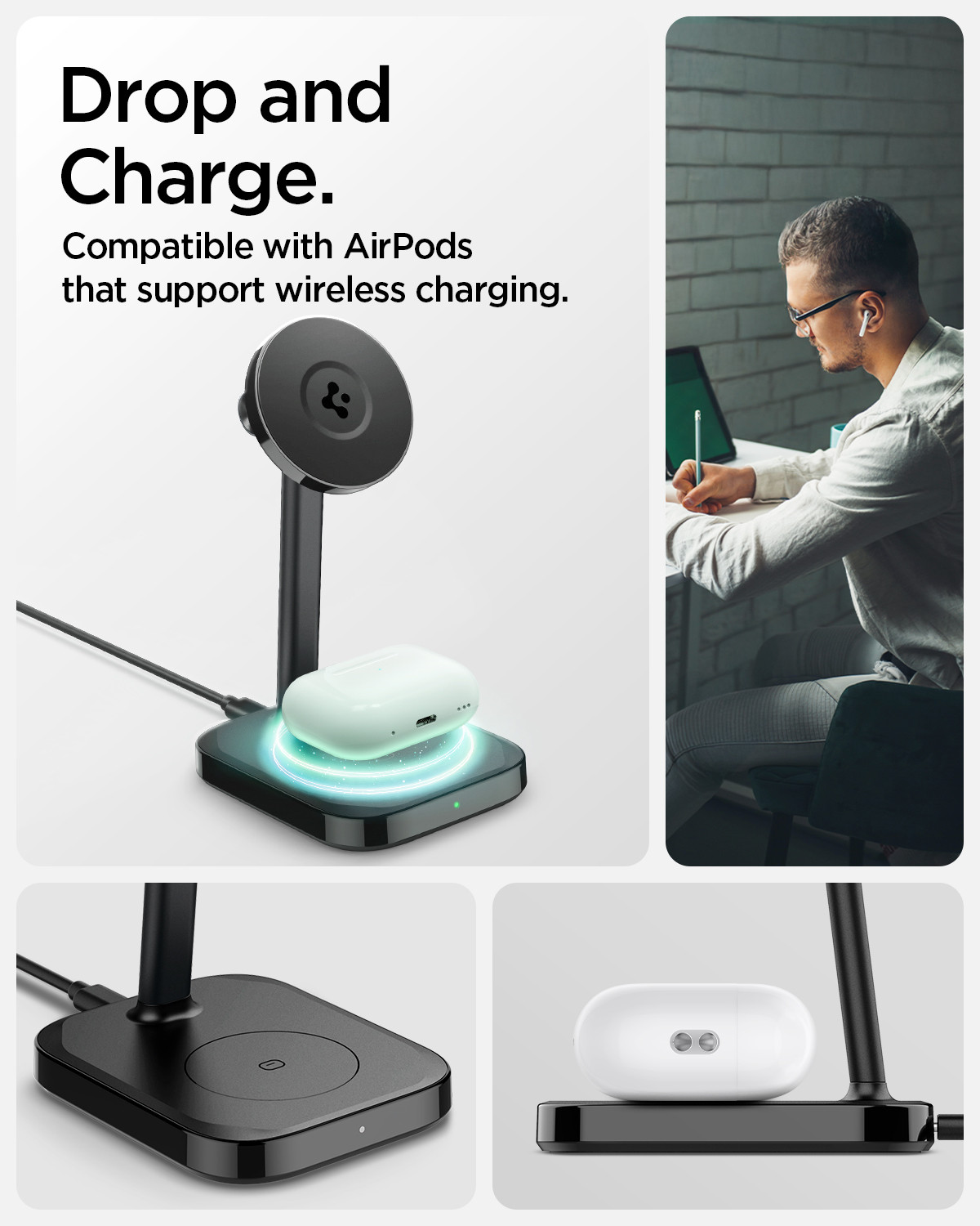 Image of Spigen PF2402 Qi2 15w MagSafe Charging Pad