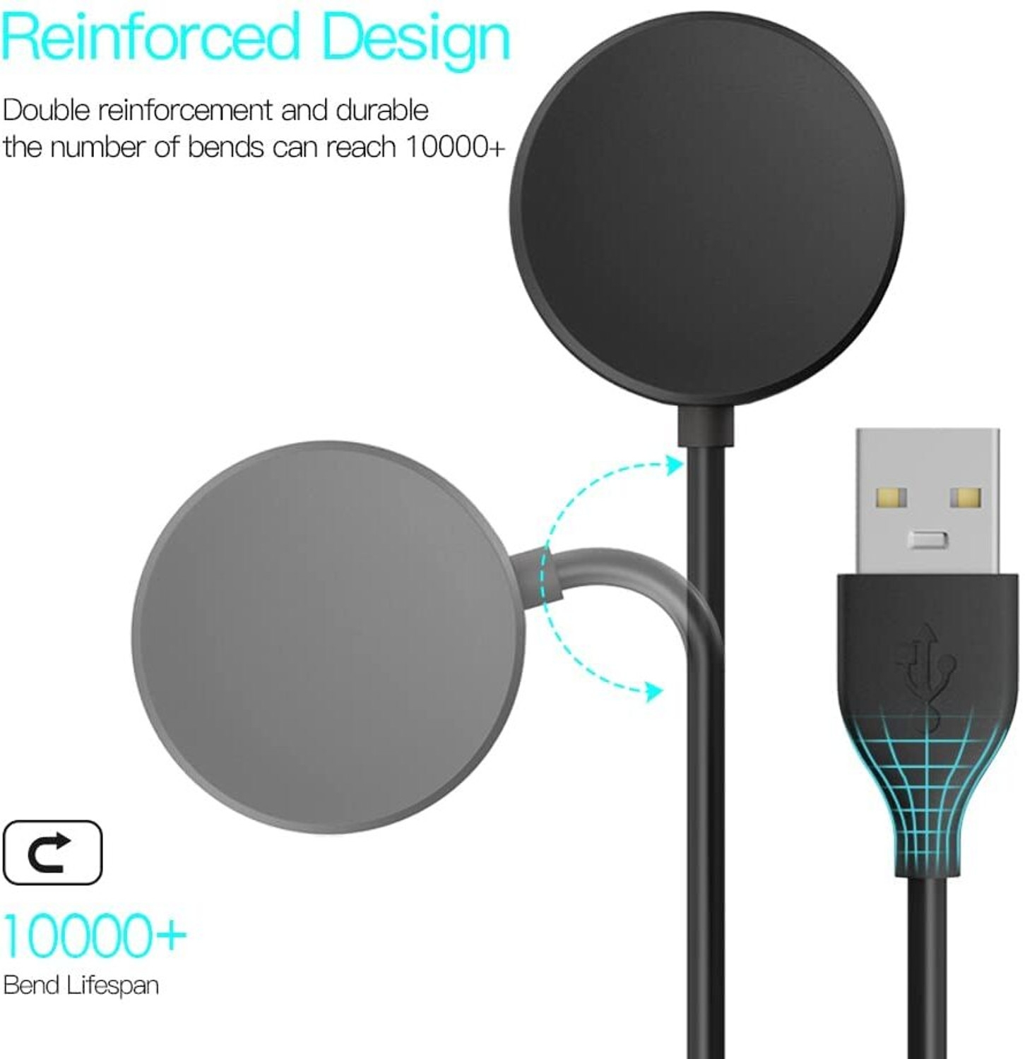 Image of smarto High Performance Samsung Galaxy Watch 4 Series / Watch 5 series / Watch 3 Charging Pad