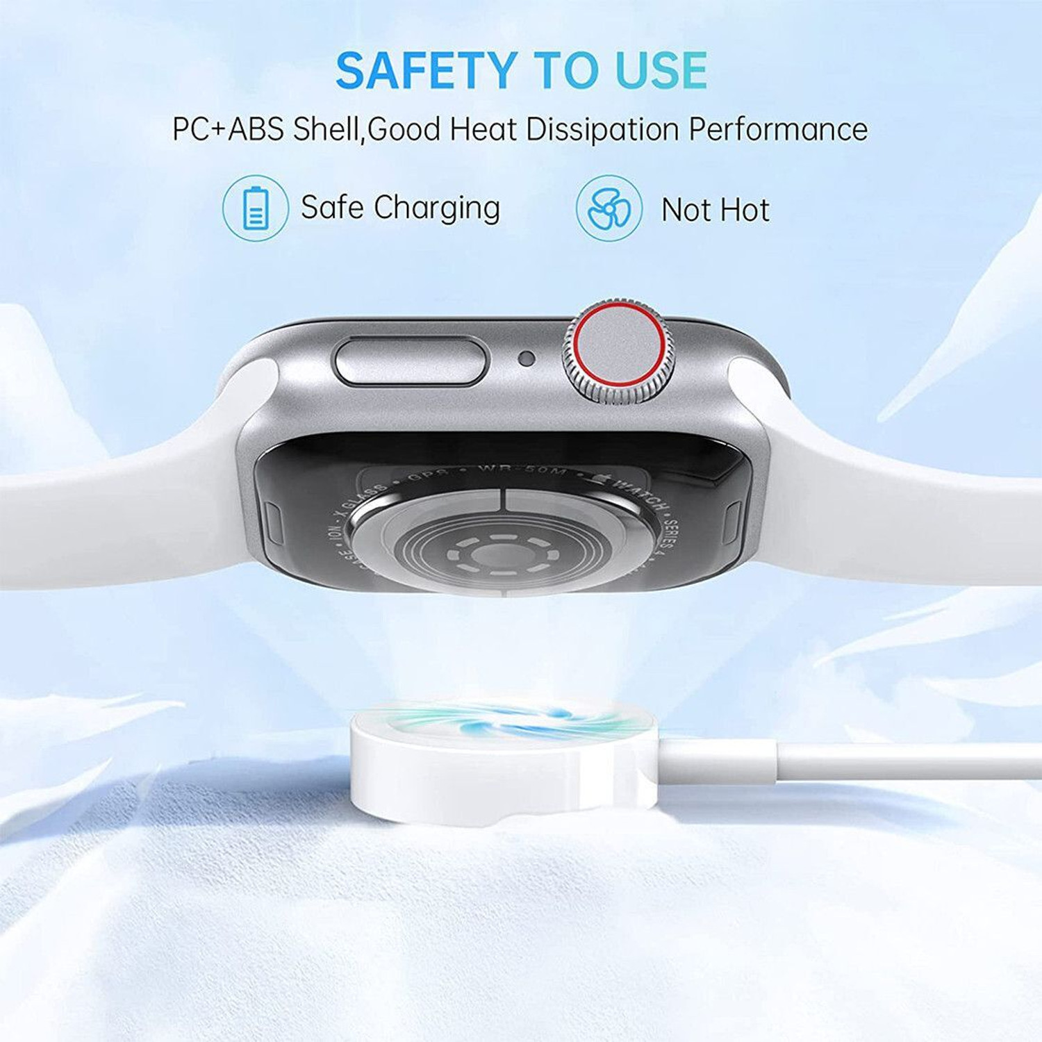 Image of Talabat Wireless Magnetic Pad Compatible with smart watches and iwatches Charging Pad