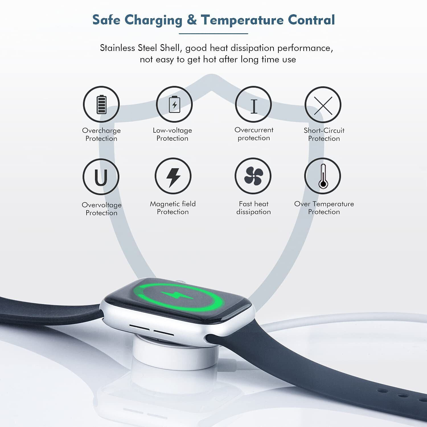 Image of Talabat Wireless Magnetic Pad Compatible with smart watches and iwatches Charging Pad