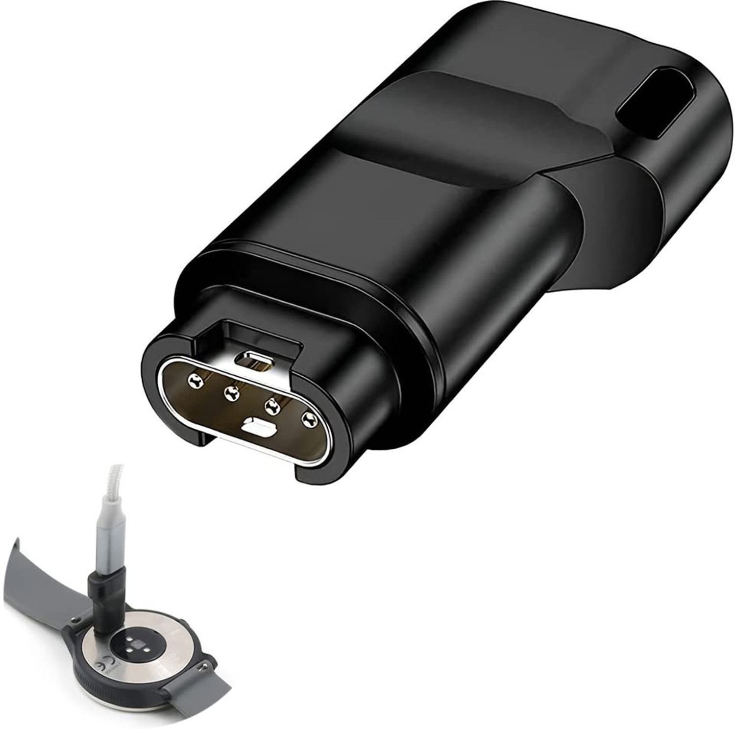 Image of Verilux Garmin Watch Charger to Type C Adapter, Compatible with Garmin Fenix Charging Pad